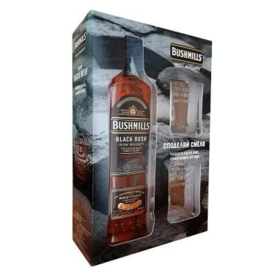 уиски Black Bush 700ml + 2 чаши